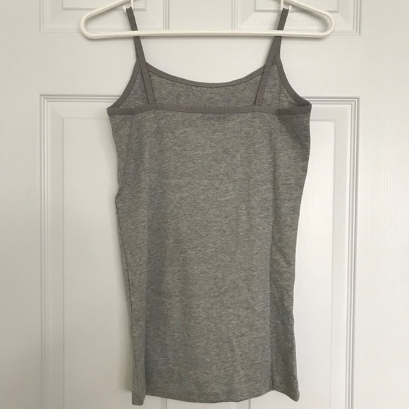 NWOT Majora Essentials Grey M Scoop Neck Cami Tank Top - Picture 2 of 3